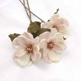 Vintage Style Magnolia Stem 66cmH